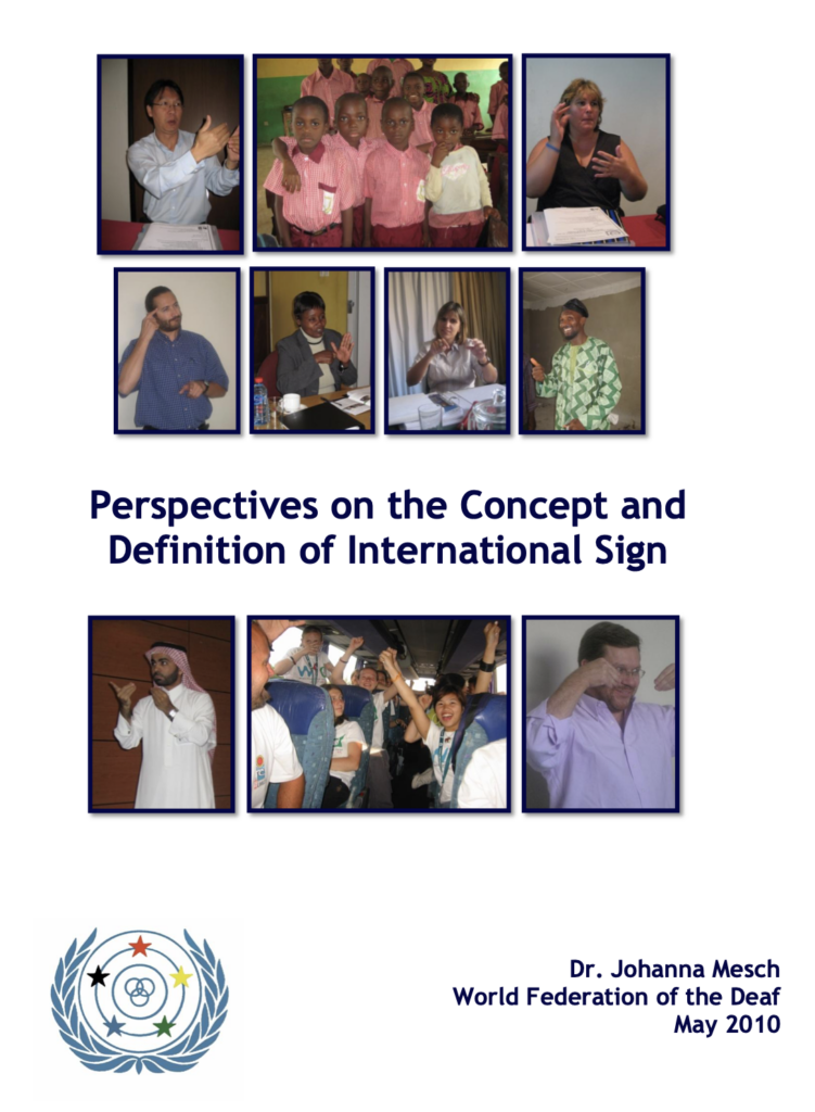 International Sign Definition